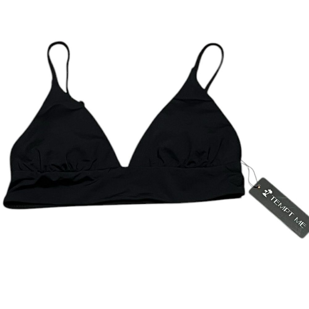 Tempt Me Black Pull Over Bikini Swim‎ Too, Size S, NWT